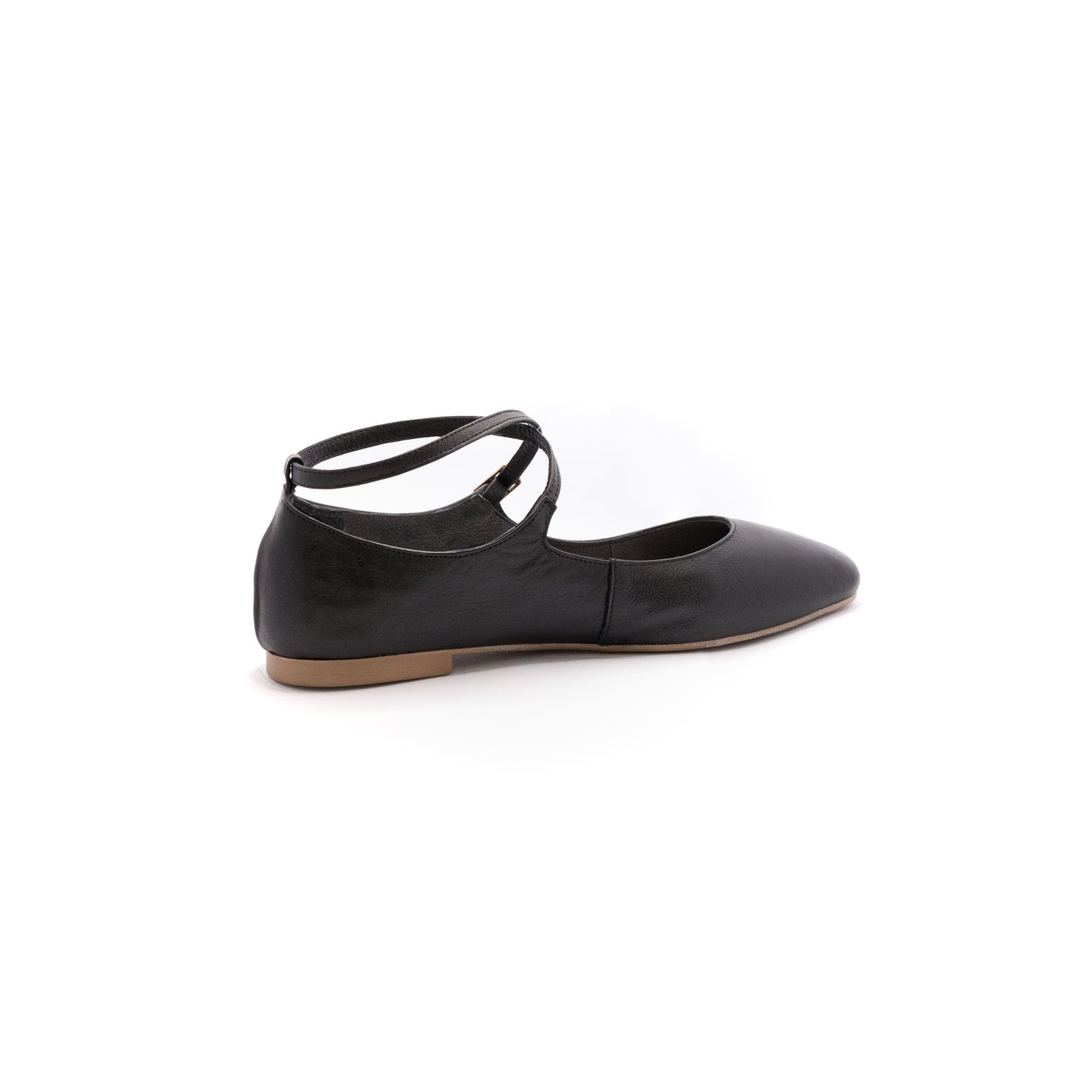 Ballerine in pelle nera