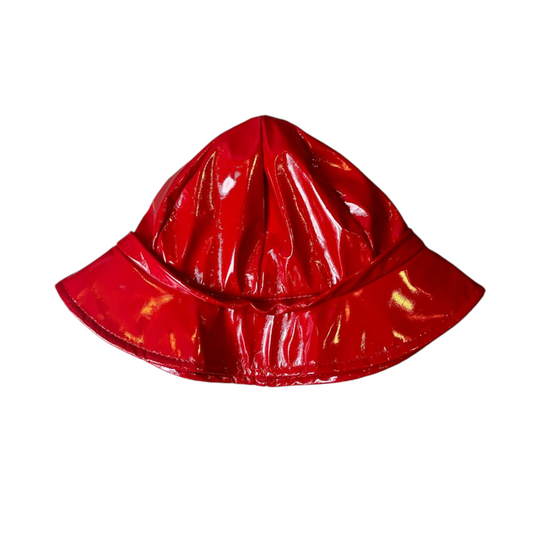 Cappello antipioggia rosso